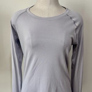 Lululemon LS Swiftly Tech Light Purple Women's Sz 8